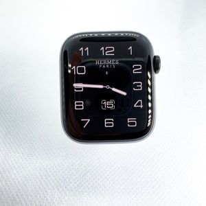 COPY - Apple Watch Hermès 45 Series 8 Space Black Stainless Steel Case